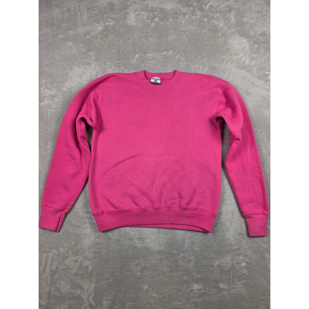 Vintage Lee Sturdy Sweats Sweatshirt Womens L Pink Heavyweight Crewneck USA Made